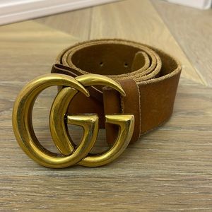 Gucci brown belt